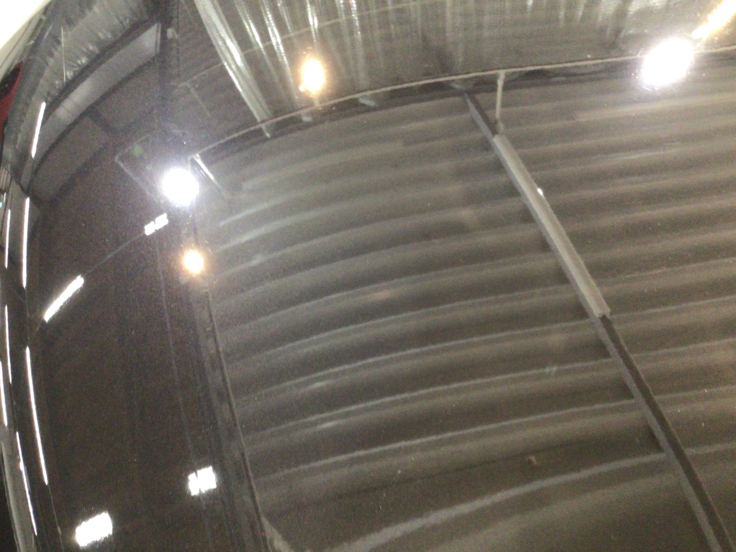 ボディ研磨の様子