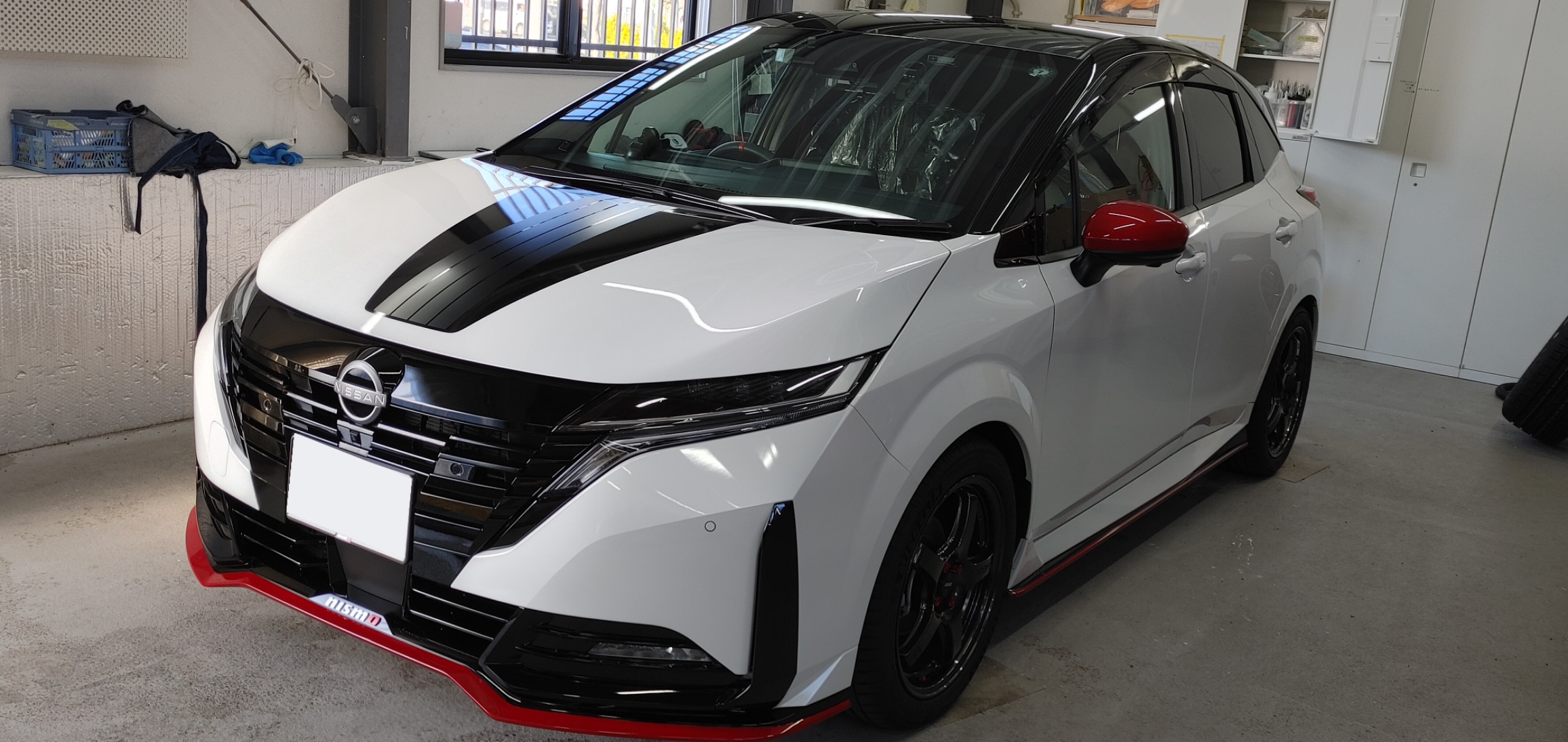 ノートオーラニスモ新車研磨&コーティング